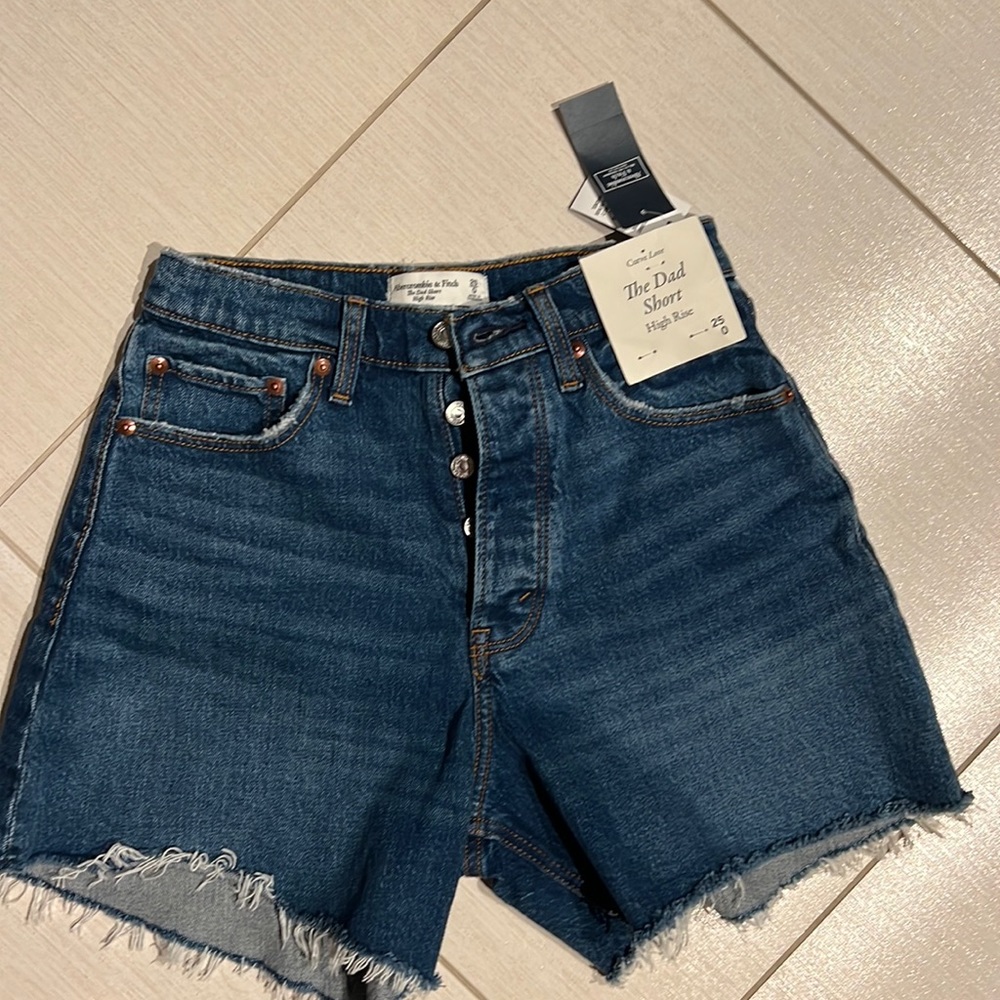 A&F Dad High Rise Shorts
